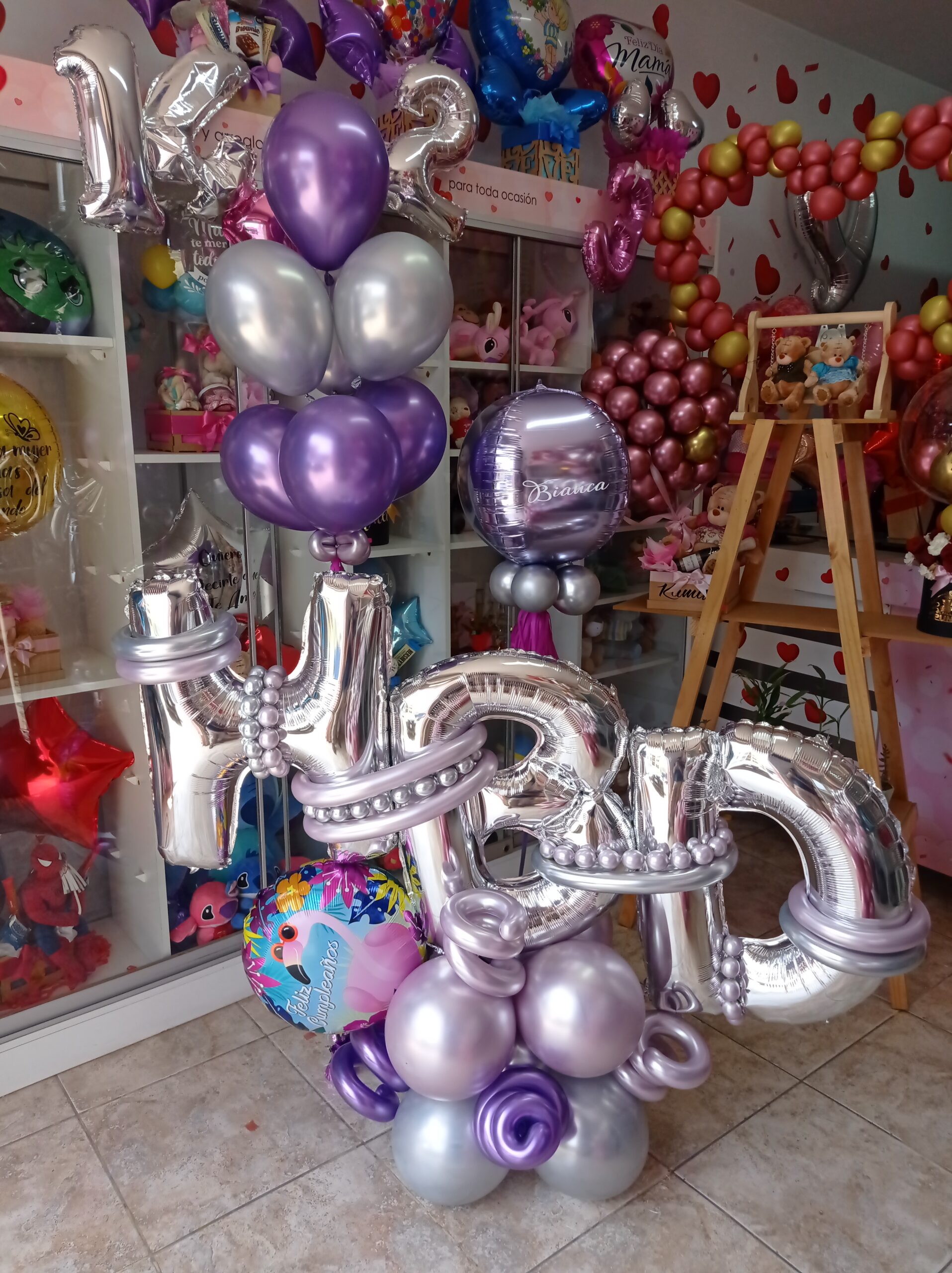 BOUQUET DE GLOBOS  CUMPLE